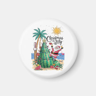 Weihnachten im Juli Wassermelone Xmas Baum Santa S Magnet