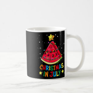 Weihnachten im Juli Wassermelone Xmas Baum Sommer  Kaffeetasse