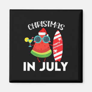 Weihnachten im Juli Wassermelone Xmas Baum Sommer  Magnet