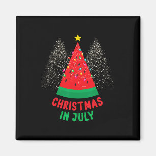 Weihnachten im Juli Wassermelonenbaum Sommer Männe Magnet