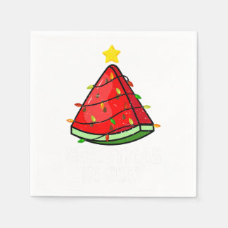 Weihnachten im Juli Watermelon Shirt Summer Beach  Serviette