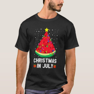 Weihnachten im Juli Watermelon Weihnachten Baum So T-Shirt