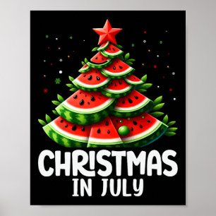 Weihnachten im Juli Watermelon Weihnachten Mägen F Poster