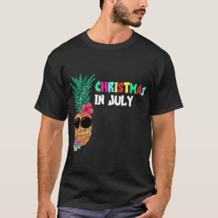 Weihnachten im Juli Weihnachten Tropische Ananas O T-Shirt