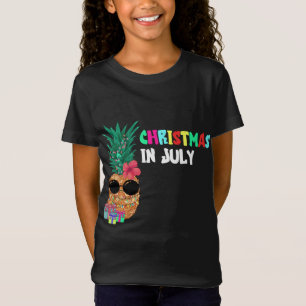 Weihnachten im Juli Weihnachten Tropische Ananas O T-Shirt