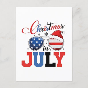 Weihnachten im Juli Weihnachten Weihnachten 4h Jul Einladungspostkarte