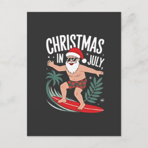 Weihnachten im Juli Weihnachten Weihnachten Weihna Einladungspostkarte