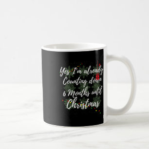 Weihnachten im Juli Weihnachts-Countdown Kaffeetasse