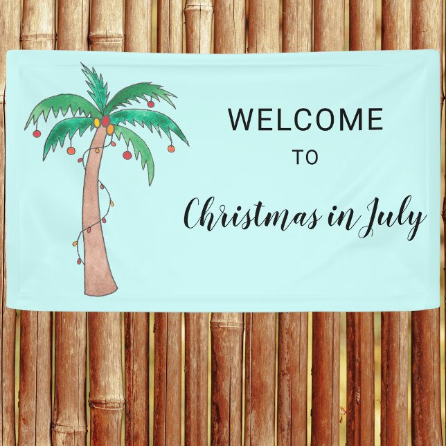 Weihnachten im Juli Willkommen  Banner (Von Creator hochgeladen)