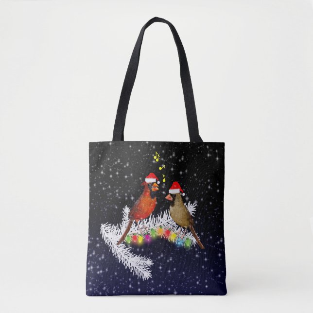 Weihnachten im Kardinal Tasche (Vorderseite)