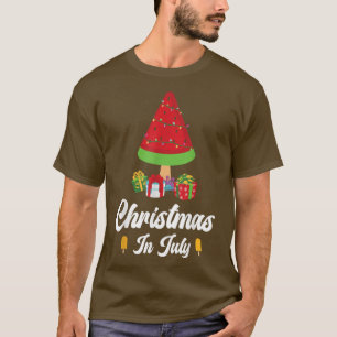 Weihnachten im Kleid Juli Wassermelone Tree Wish T-Shirt