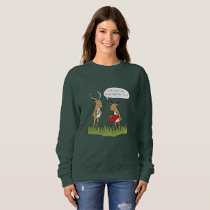 Weihnachten im lustigen Safari-Pullover Bushs   Sweatshirt