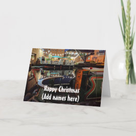 Weihnachten im Narrowboat Karte