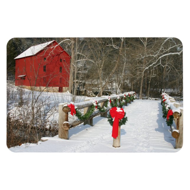 Weihnachten im Ozarks Magnet (Horizontal)