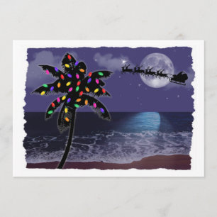Weihnachten im Ozean mit Weihnachten Einladung