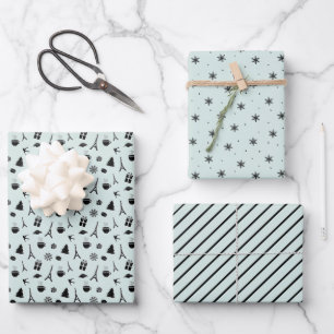 Weihnachten im Pariser Koordinierungsverfahren Geschenkpapier Set