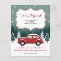 Weihnachten im Roten Auto Wir haben Feiertagskündi