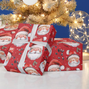 Weihnachten im roten Hintergrund Geschenkpapier