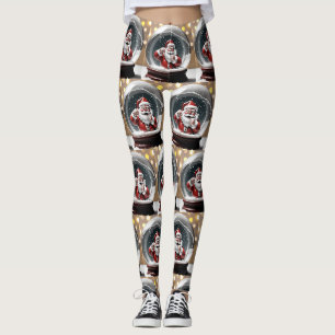 Weihnachten im Schneeglobe - Weihnachten Leggings