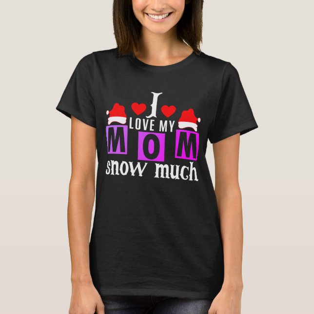 Weihnachten im Shirt zum Feiern der Freude von Mam (Vorderseite)