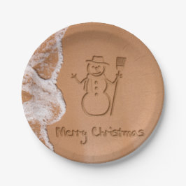 Weihnachten im Sommer Pappteller
