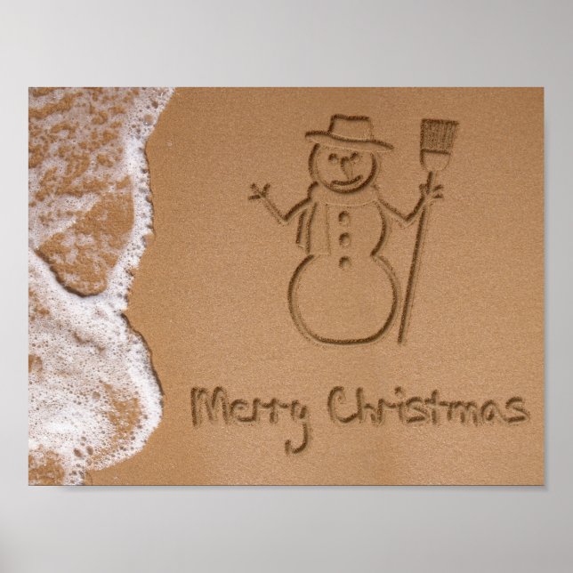 Weihnachten im Sommer Poster (Vorne)