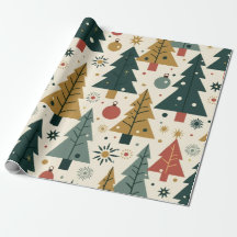 Weihnachten im Stil der Mitte des 20. Jahrhunderts