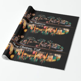Weihnachten im Süd-Wasser-Reflektionen Wrapping  Geschenkpapier