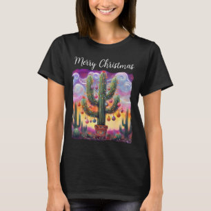 Weihnachten im Südwesten der Wüste Saguaro T-Shirt