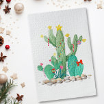 Weihnachten im Südwesten von Holiday Cactus<br><div class="desc">Dieses Design entstand durch digitale Kunst und kann in dem Bereich personalisiert sein, der durch das Ändern des Fotos und/oder Textes zur Verfügung gestellt wird. Oder Sie können es anpassen, indem Sie den Mausklick auswählen, um weitere Optionen anzupassen, um die Farbe des Hintergrunds zu löschen oder zu ändern, Text hinzuzufügen,...</div>