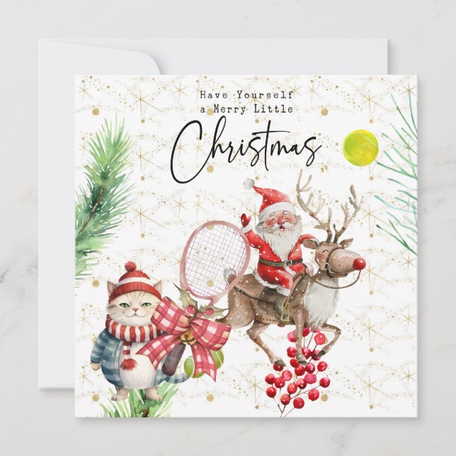 Weihnachten im Tennis mit dem Weihnachtsmann (Vorderseite)