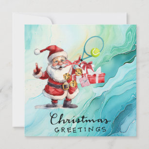 Weihnachten im Tennis mit dem Weihnachtsmann