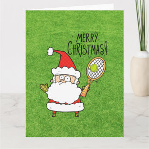Weihnachten im Tennis mit dem Weihnachtsmann beim  Karte