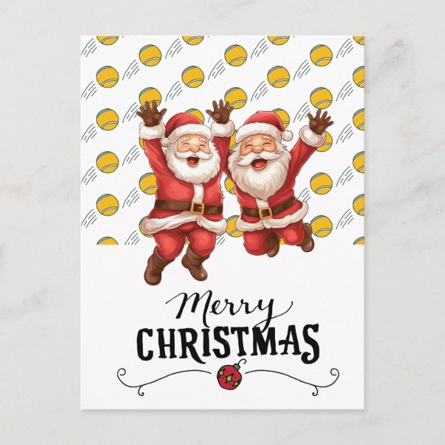 Weihnachten im Tennis mit dem Weihnachtsmann in de (Vorderseite)