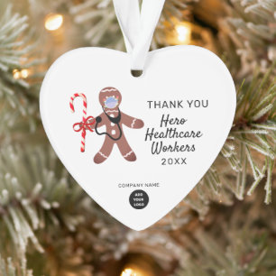 Weihnachten im Unternehmen Vielen Dank für Ihr He Ornament
