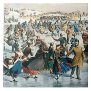 Weihnachten im viktorianischen Central Park Currie Fliese