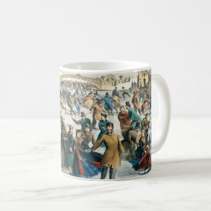 Weihnachten im viktorianischen Central Park Currie Kaffeetasse
