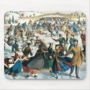 Weihnachten im viktorianischen Central Park Currie Mousepad