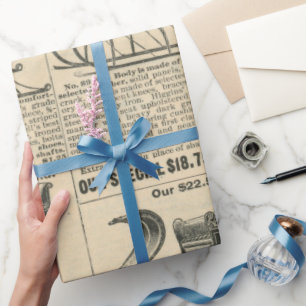 Weihnachten im viktorianischen Stil Geschenkpapier