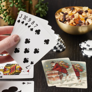 Weihnachten im viktorianischen Stil: Sankt Nikolau Spielkarten