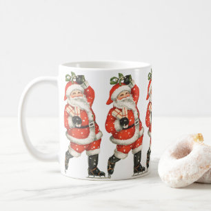 Weihnachten im viktorianischen Stil Santa Claus Ei Kaffeetasse