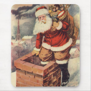 Weihnachten im viktorianischen Stil: Santa Claus i Mousepad