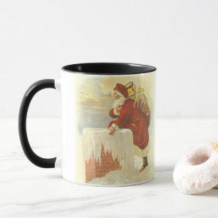 Weihnachten im viktorianischen Zeitalter: Santa Cl Tasse