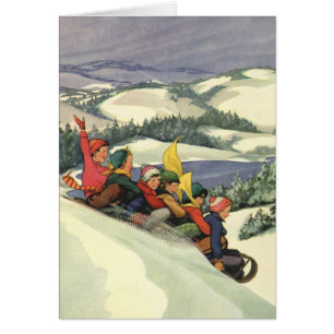 Weihnachten im Vintage-Stil Danke