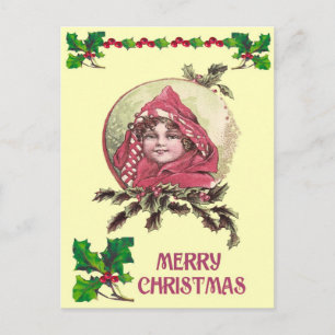 Weihnachten im Vintage-Stil, Edwardianisches Mädch