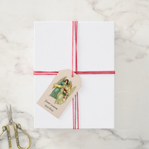 Weihnachten im Vintage-Stil, Engel im viktorianisc Geschenkanhänger