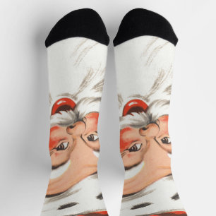Weihnachten im Vintage-Stil, fröhlicher Weihnachts Socken