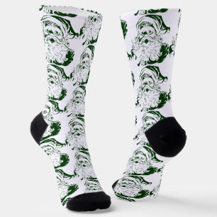 Weihnachten im Vintage-Stil, Retro-fröhlicher Weih Socken