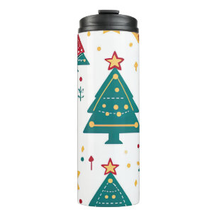 Weihnachten im Vintage-Stil Thermosbecher