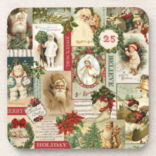 WEIHNACHTEN IM VINTAGE-STIL UNTERSETZER